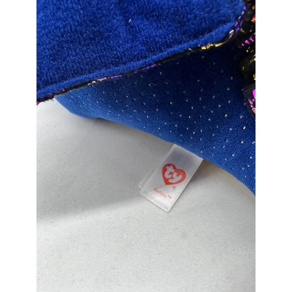 SAFFIRE the Blue Dragon (Glitter Eyes)‎ TY Beanie Boos  9" - Picture 5 of 5